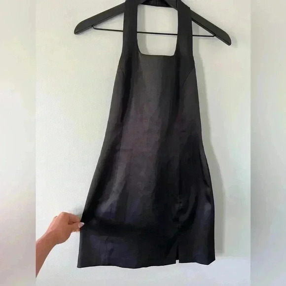 Express black dress with side slit - Picture 4 of 6